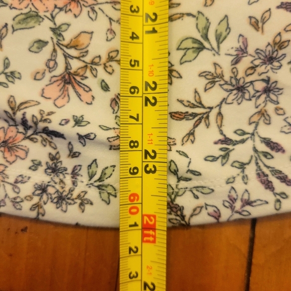 PerSeption Concepts Floral Sleeveless Ruffle Detail Blouse - Size S - Picture 10 of 10